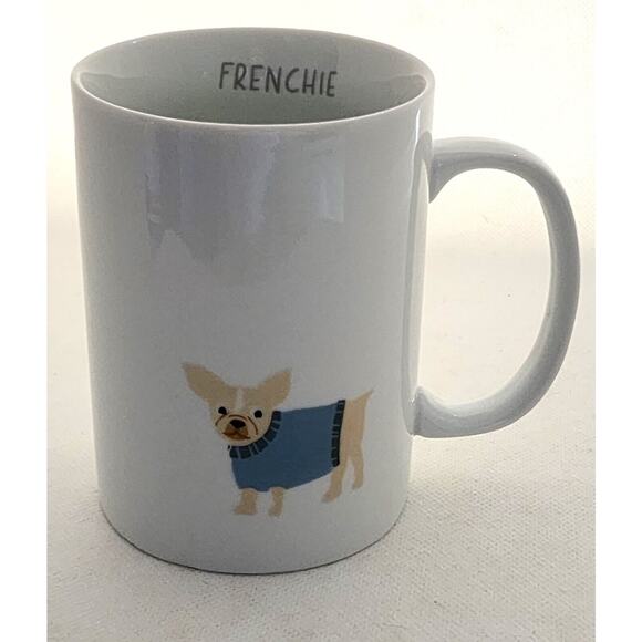 MUG-FRENCHIE-PET SHOP-White-French Bulldog-Holds 12 oz-2 Available - Picture 5 of 9